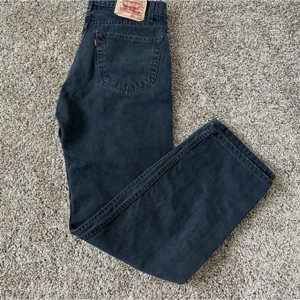 Levi’s Jeans 505 Black Regular Fit Straight Leg Size 34 Men’s